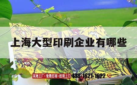 上海大型印刷企業(yè)有哪些｜上海大型印刷企業(yè)有哪些企業(yè)